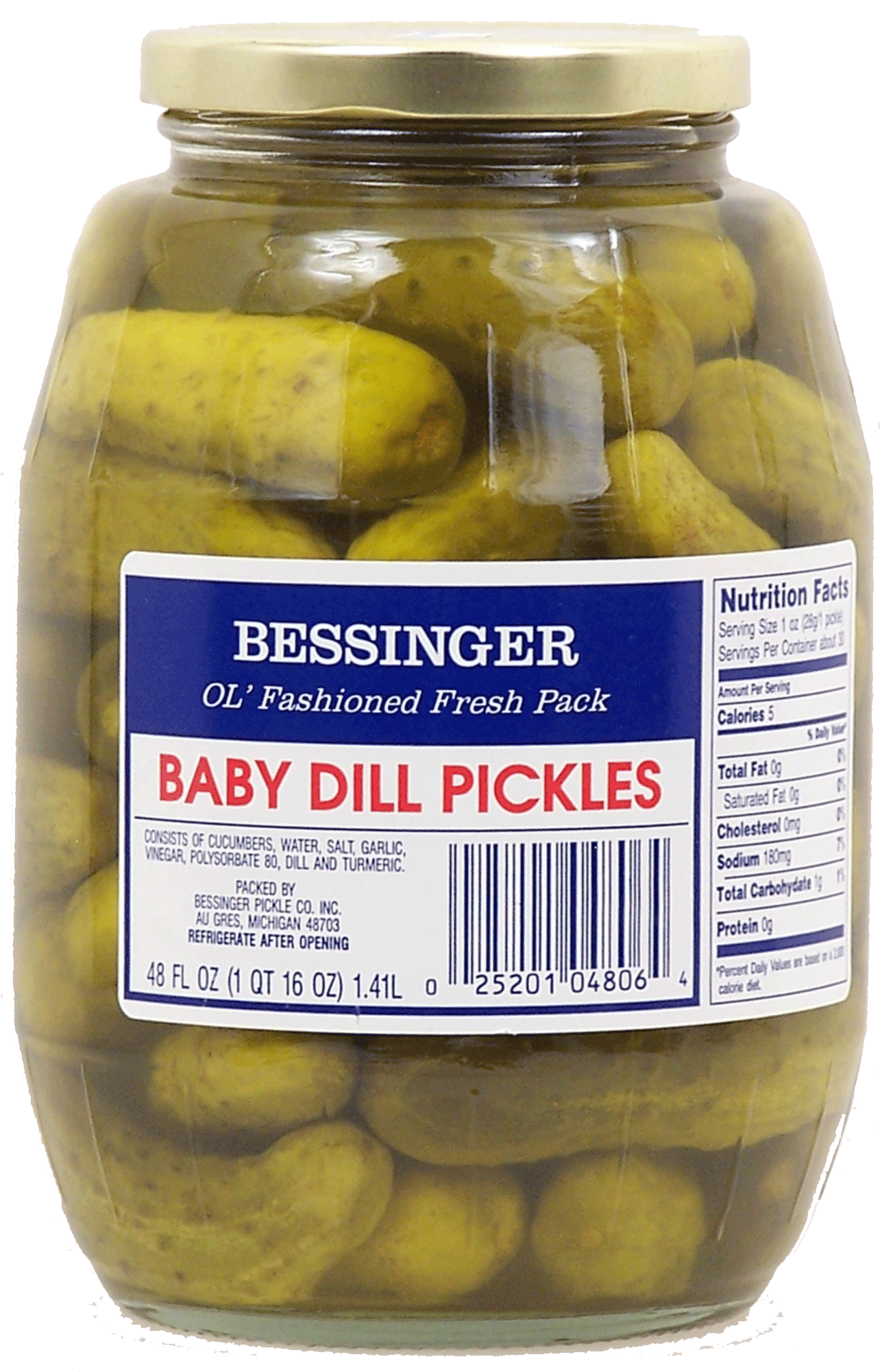 Bessinger&nbsp;Ol' Fashioned Fresh Pack&nbsp;baby dill pickles Full-Size Picture